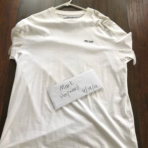 Palace black and white T